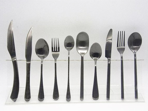 Black tableware